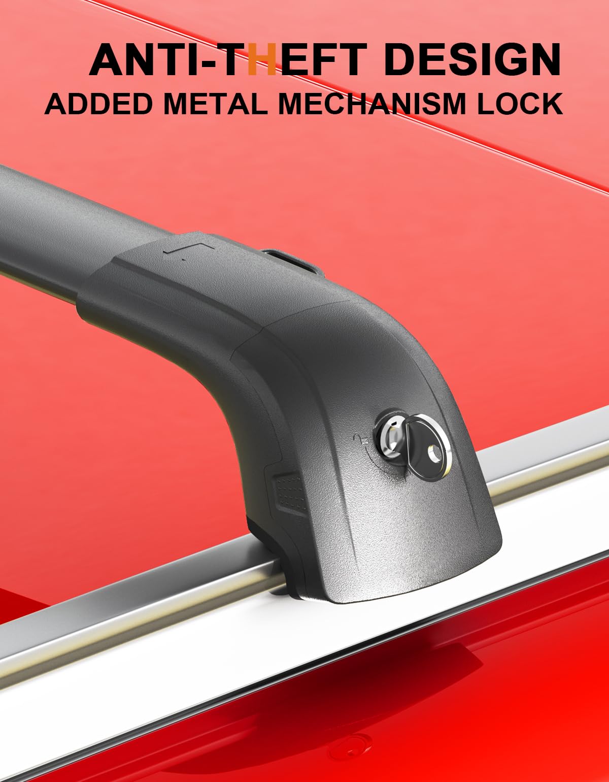 wonderdriver crossbars mounted on Hyundai Kona side view demonstrating secure fit