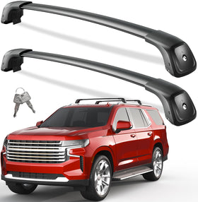 wonderdriver front profile crossbars installed on SUV showing secure cargo support