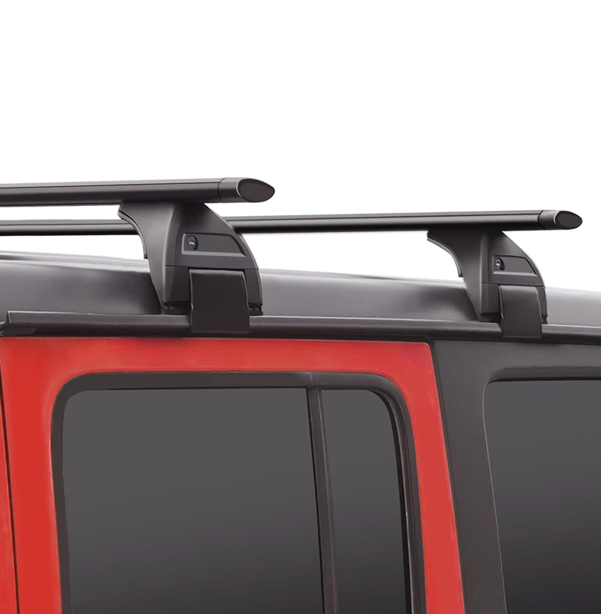 wonderdriver front profile view showing sleek crossbars and secure fit for easy cargo carrying