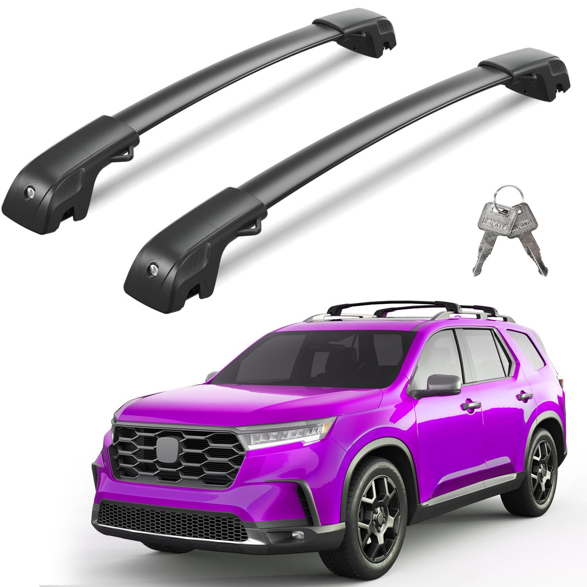 wonderdriver front view installed on Honda Pilot showing secure fit and neat appearance