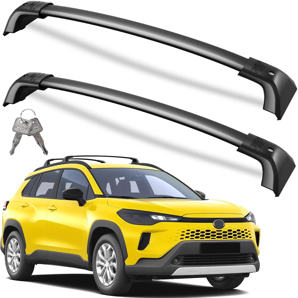 wonderdriver front view installed on Corolla Cross shows secure fit and clean look