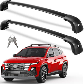 wonderdriver front view mounted on Tucson showing secure fit and added cargo capacity