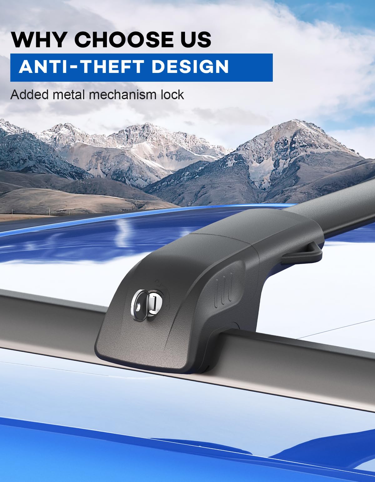 wonderdriver metal lock mechanism with key demonstrating theft deterrent security