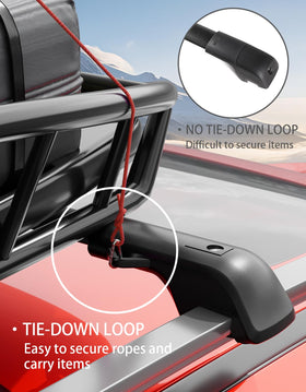 wonderdriver mounted on Ford Explorer lifestyle shot carrying rooftop cargo confidently