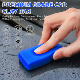 wontolf single clay bar closeup revealing fine texture for gentle contaminant removal