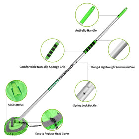 Wontolf size comparison with hand showing telescoping length advantage