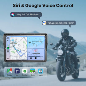 WonVon display in use paired with helmet headset for hands-free audio