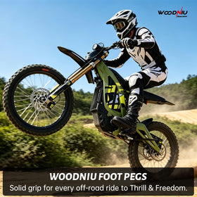 Woodniu Racein closeup of raised studs providing aggressive grip and secure boot traction