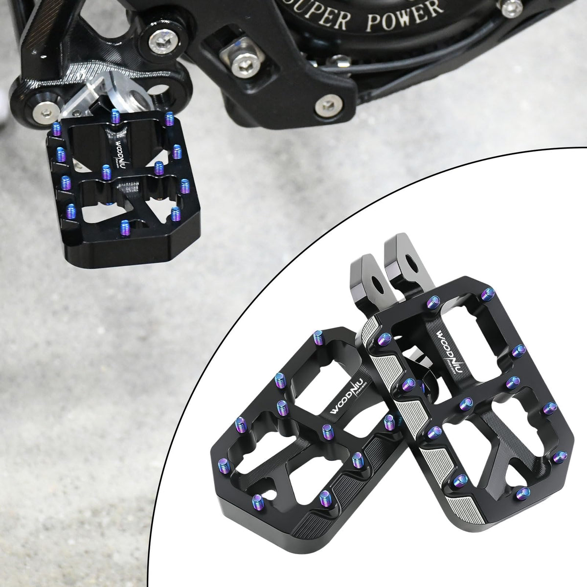 Woodniu Racein on trail in lifestyle setting highlighting performance