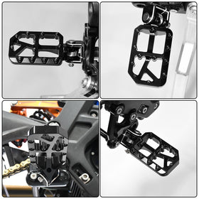 Woodniu Racein mounted on Surron Light Bee X demonstrating compatible fit and clean finish