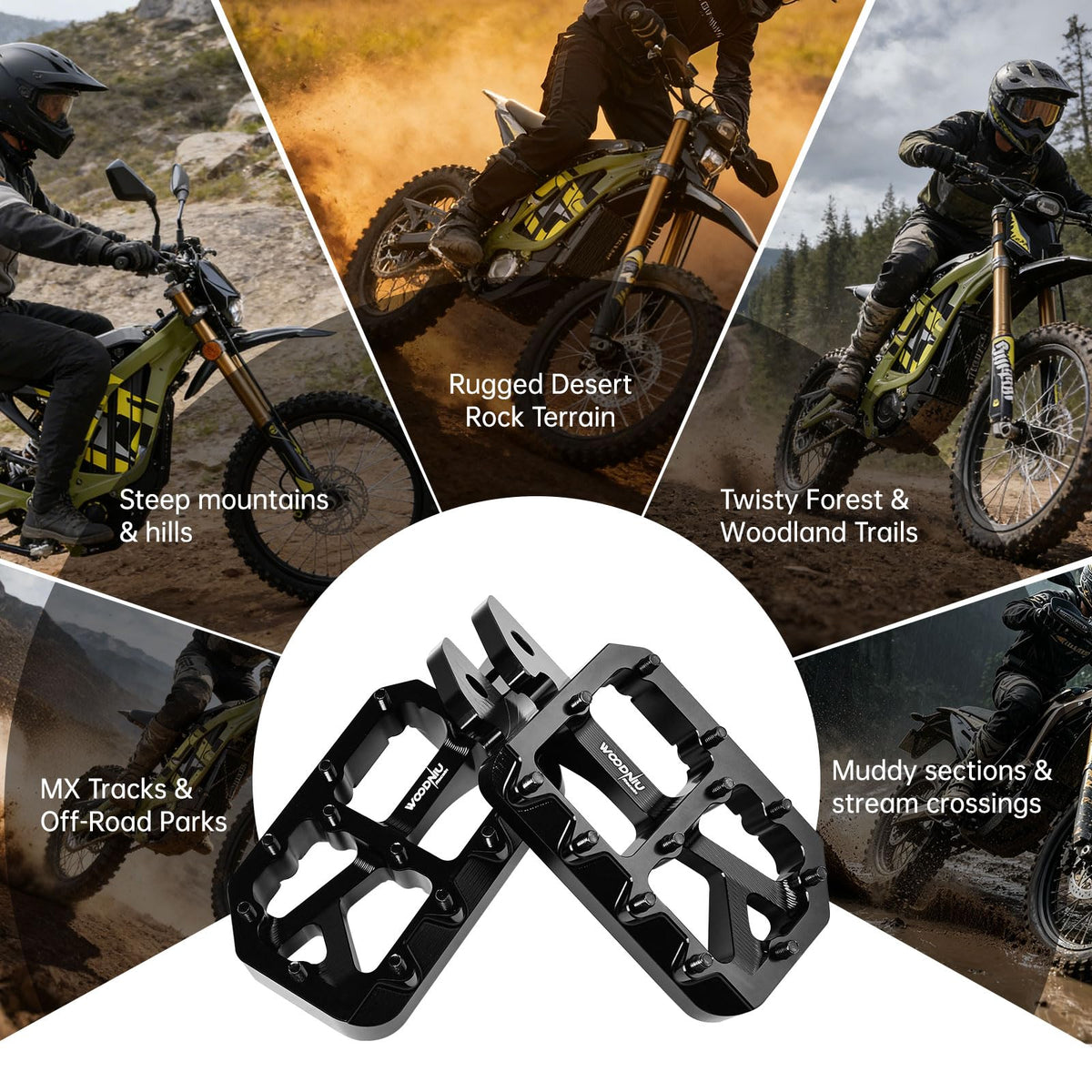 Woodniu Racein size comparison with coin showing compact, lightweight construction benefit