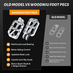 Woodniu Racein side profile mounted on bike demonstrating improved rider stability