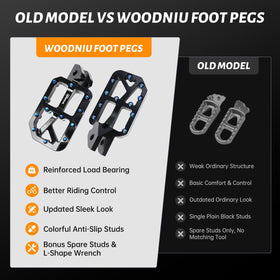 Woodniu Racein side profile showing wide platform for better balance