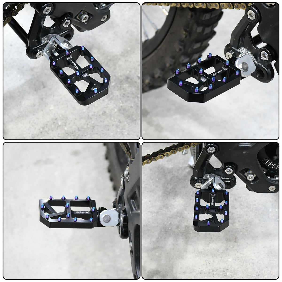 Woodniu Racein machined finish detail resisting corrosion and wear