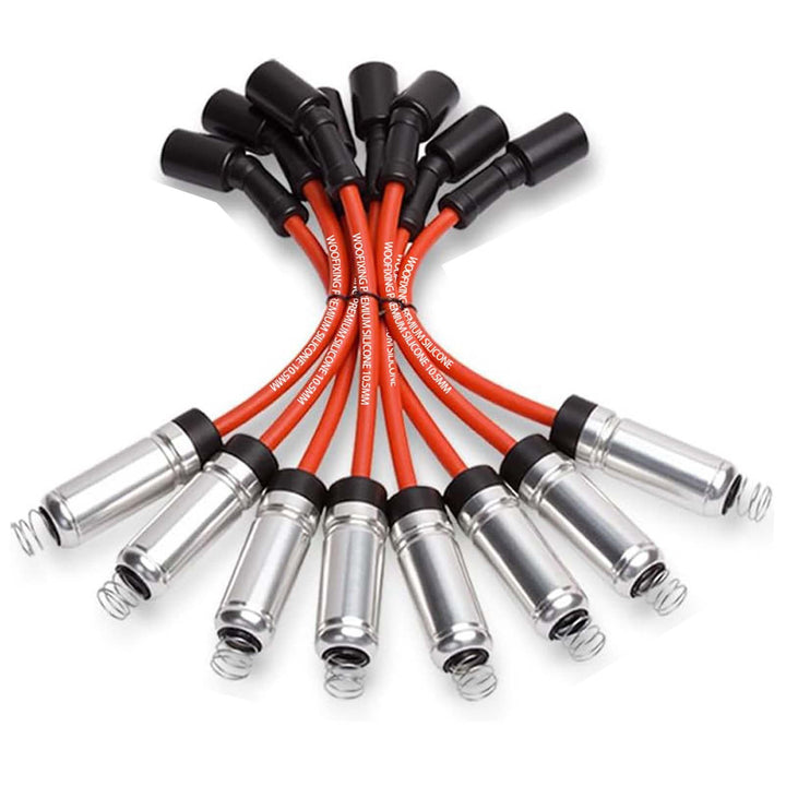 WOOFIXING front packaging showing red 8-piece wire set and fitment details for fast identification and confidence