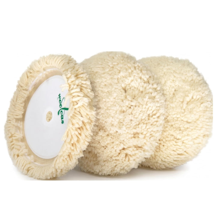 Woolous 3-pack front view showing packaging and pads for easy selection