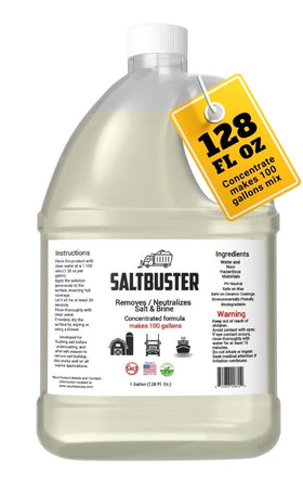 woolwax front label on gallon bottle showing product identity and dilution benefits