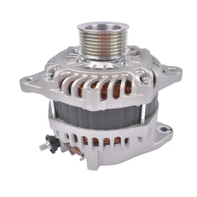 Woosphy alternator side mounting detail illustrating bolt locations and alignment