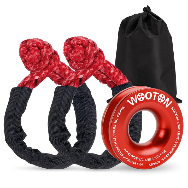WOOTON front kit packaging showing compact recovery set and portability benefit
