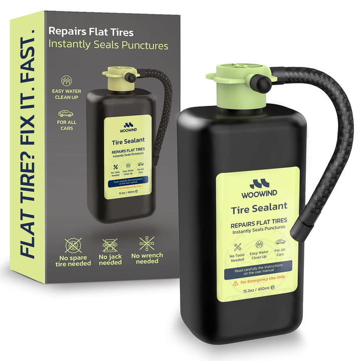 Woowind front packaging showing compact sealed bottle and kit benefits
