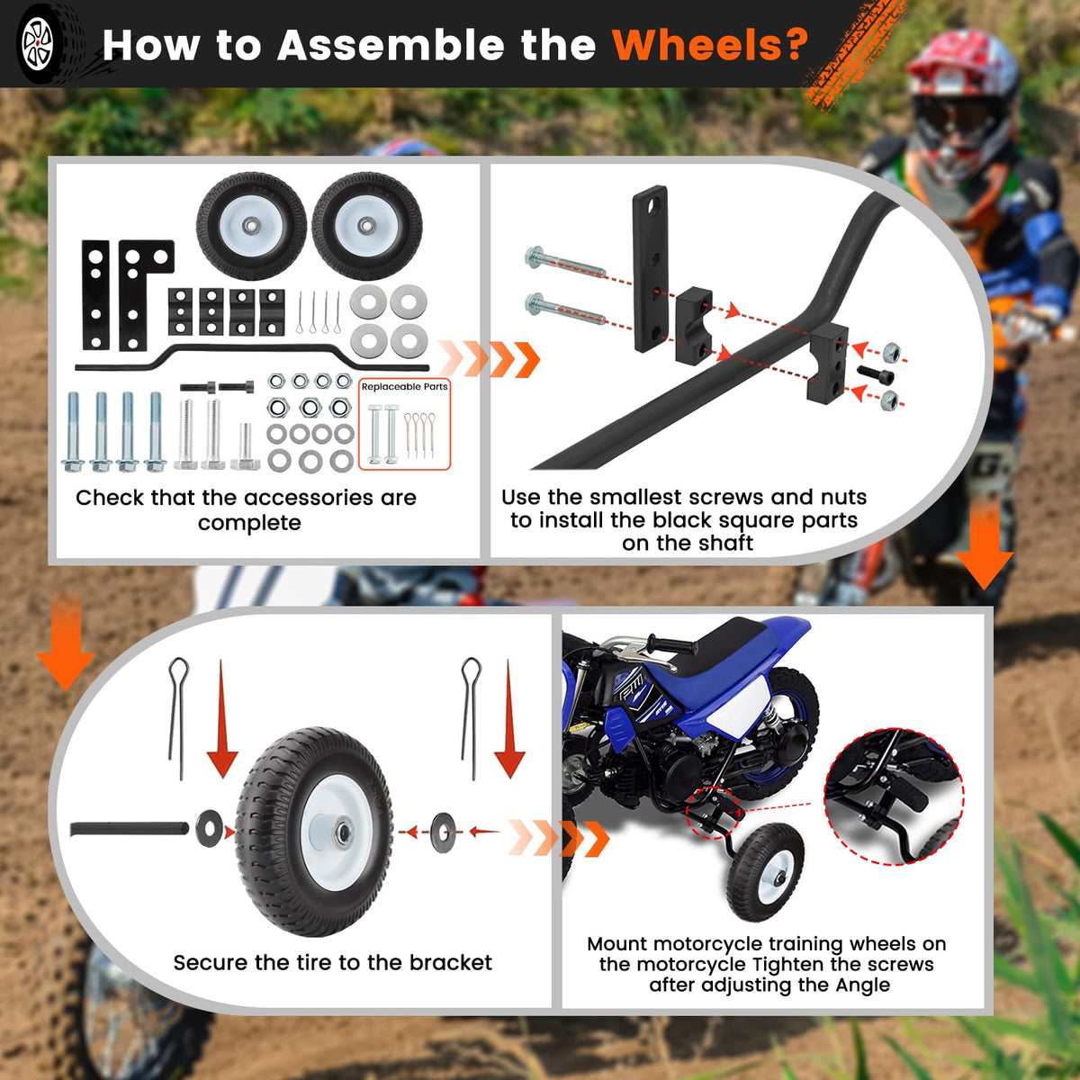 Worcest wheel and axle assembly photo highlighting stability and balanced support for riders