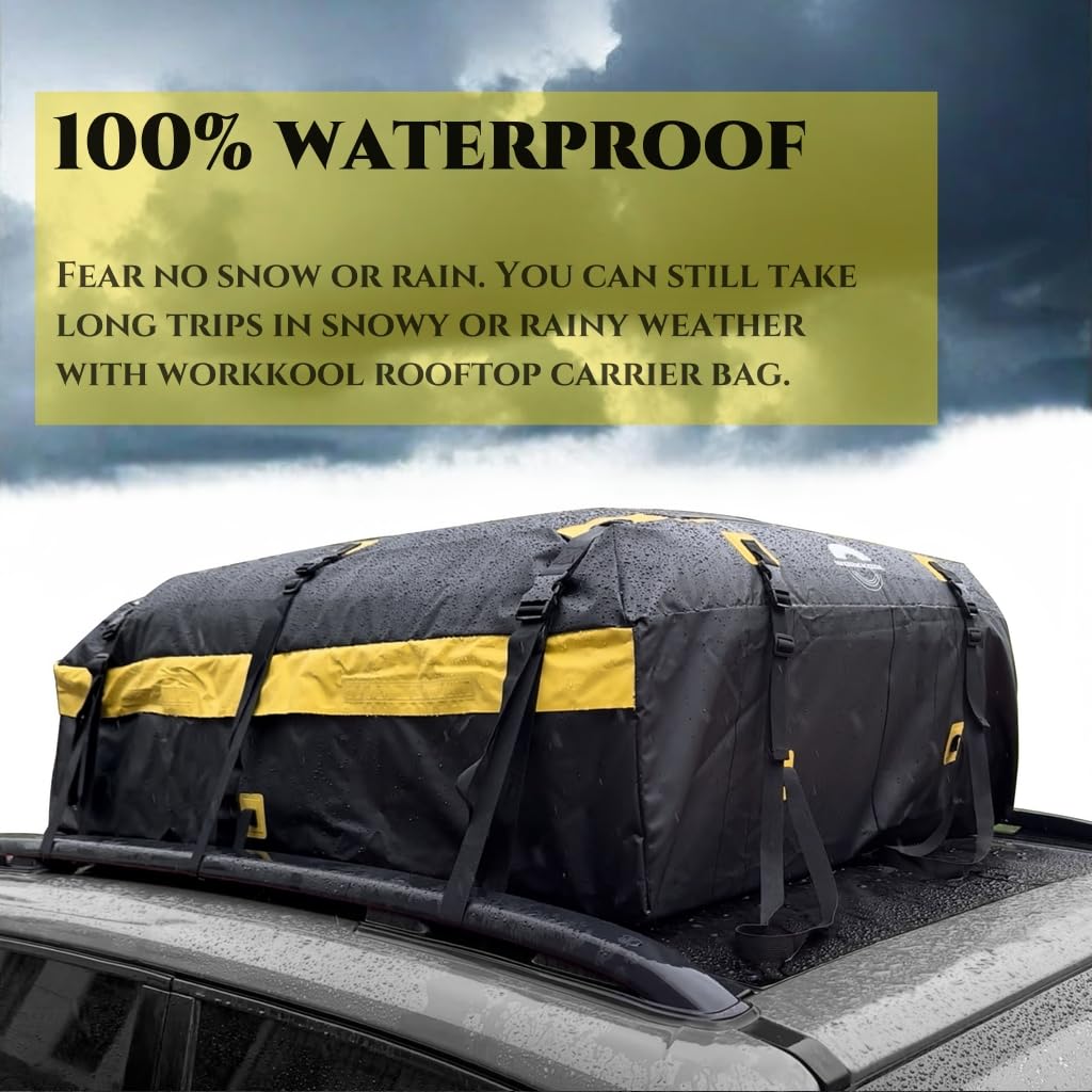 WORKKOOL anti-slip mat under bag preventing sliding and protecting vehicle roof
