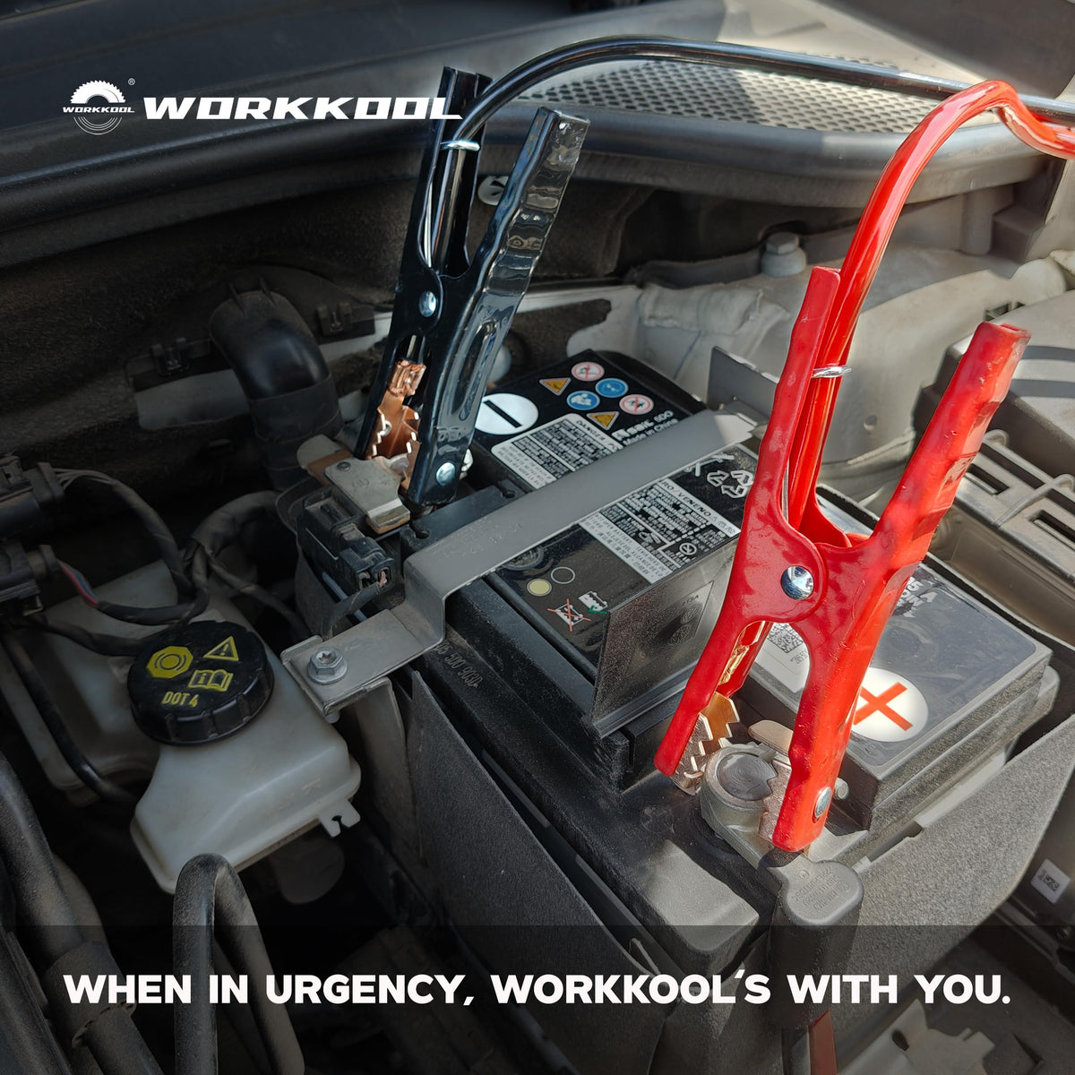 WORKKOOL zippered carry bag keeping cables compact and protected