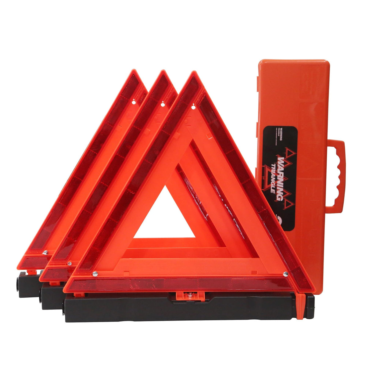 WORKKOOL front packaging showing three DOT-approved triangles for reliable roadside visibility