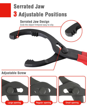 WORKPRO three-jaw head detail showing claw grip for even pressure during removal