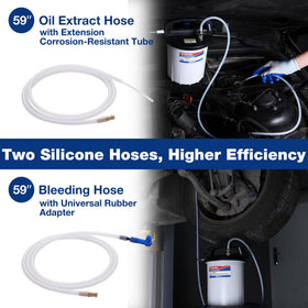 WORKPRO assortment of 22 adapters laid out for broad vehicle compatibility and sealing