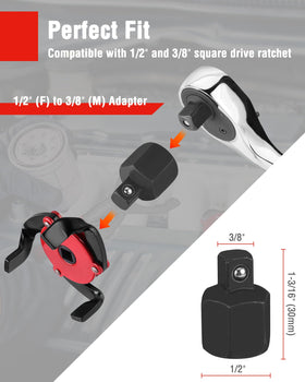 WORKPRO plier removing filter in tight engine bay illustrating fit in confined spaces