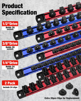 WORKPRO close-up of ABS clip showing durable construction and secure hold