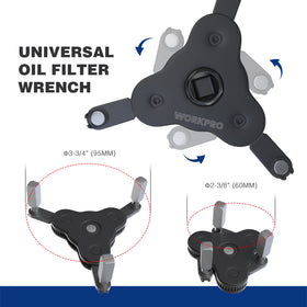 WORKPRO close-up of rotatable jaws highlighting strong grip benefit