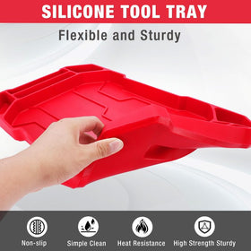 WORKPRO close-up of silicone texture showing durable non-slip grip
