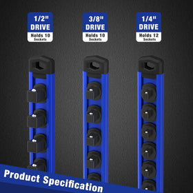 WORKPRO rail inside drawer showing tidy layout and quick retrieval benefit
