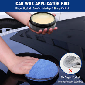 WORKPRO finger pocket close-up demonstrating secure grip and control