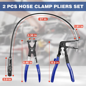 WORKPRO flexible shaft detail bending into tight angle for access