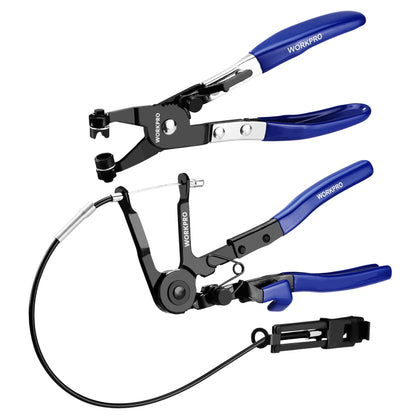 WORKPRO front packaging showing both pliers and benefits