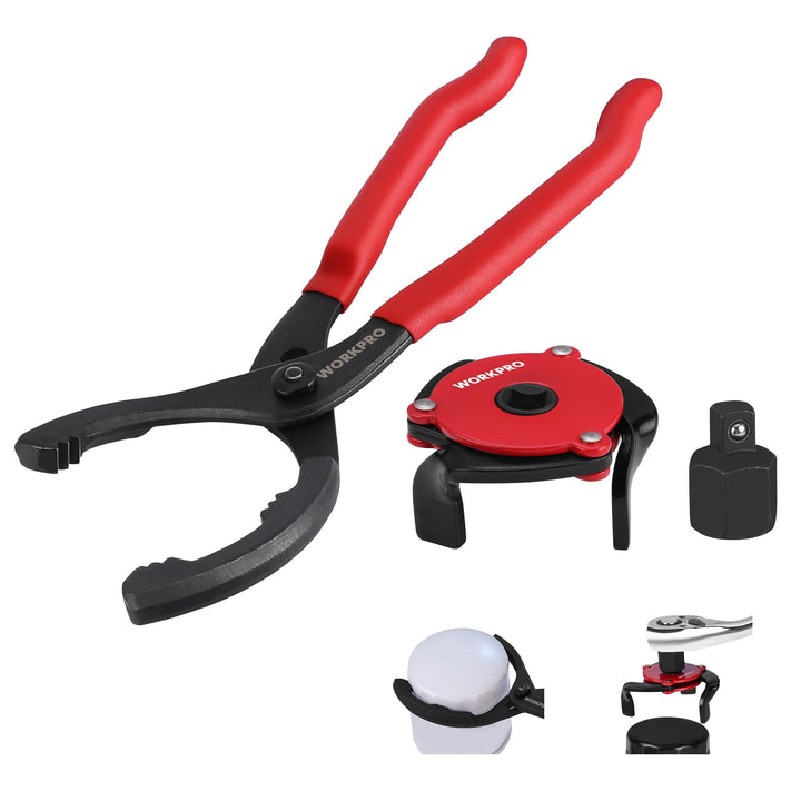 WORKPRO wrench set front view showing both tools and packaging and quick identification benefit