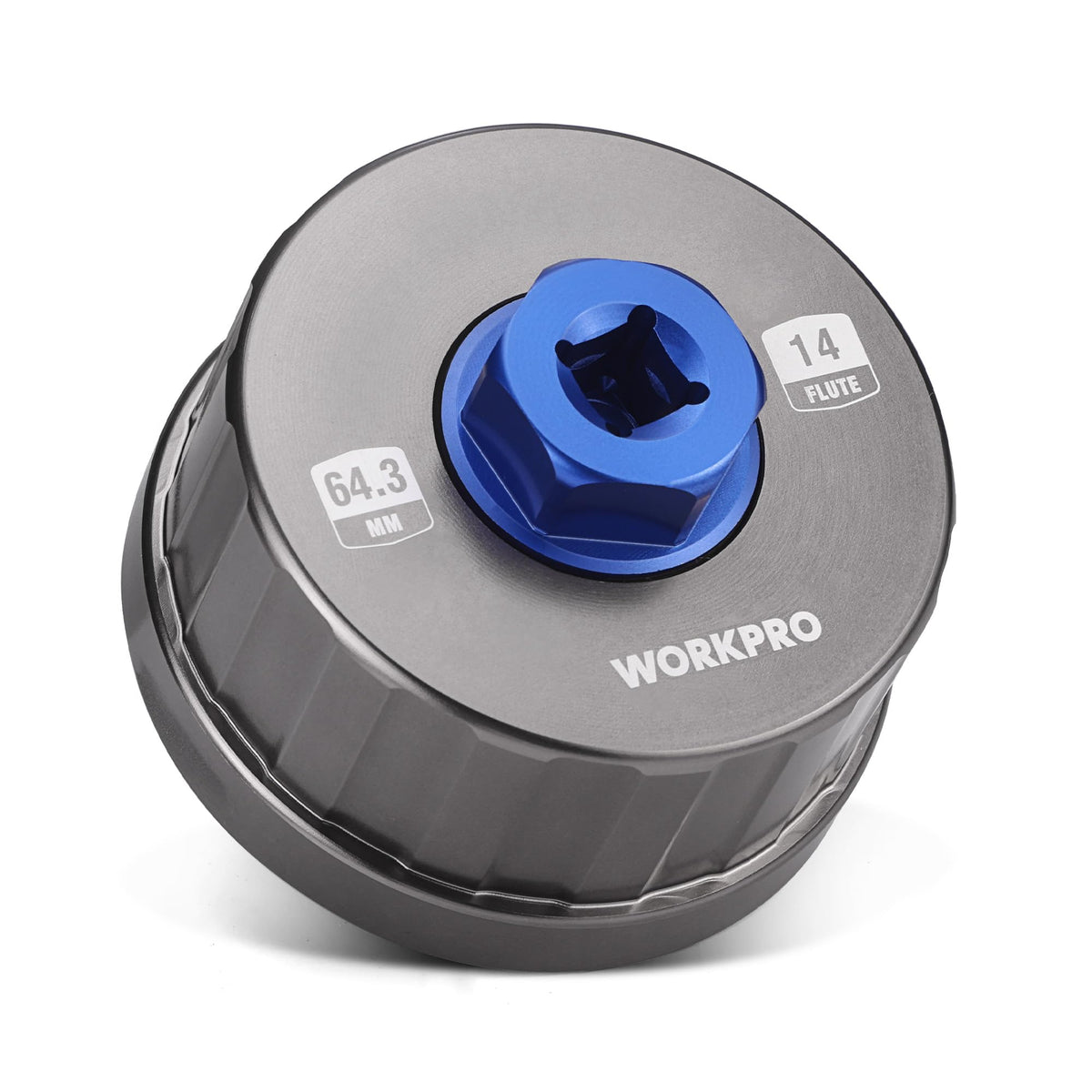 WORKPRO front view of 64mm wrench showing fit and durable design