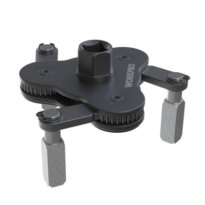 WORKPRO front view of wrench showing full tool and ergonomic handle benefit