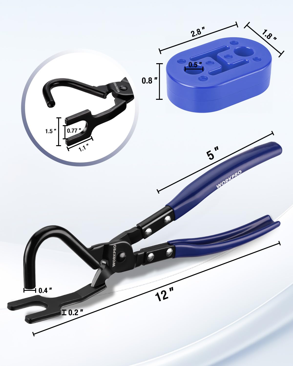 WORKPRO textured handles demonstrating non-slip grip for safer use