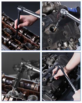 WORKPRO laser-etched size markings on sockets for quick identification and long-term legibility