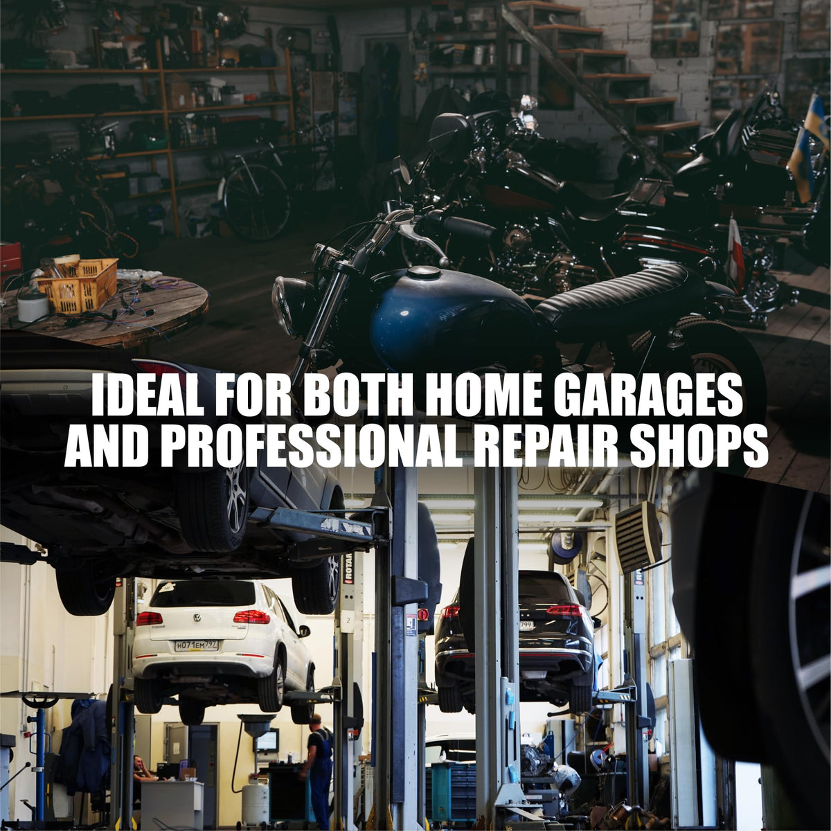 WORKPRO toolkit in garage setting conveying readiness and professional benefit