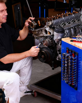 WORKPRO lifestyle workbench setup for streamlined workflow and tool readiness