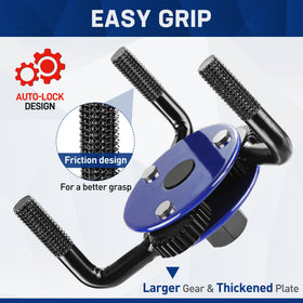 WORKPRO wrench being used on a car engine demonstrating easy access