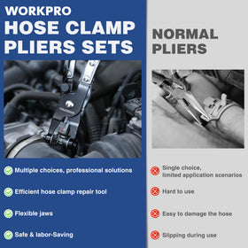 WORKPRO PVC handle grip shown for reduced hand fatigue