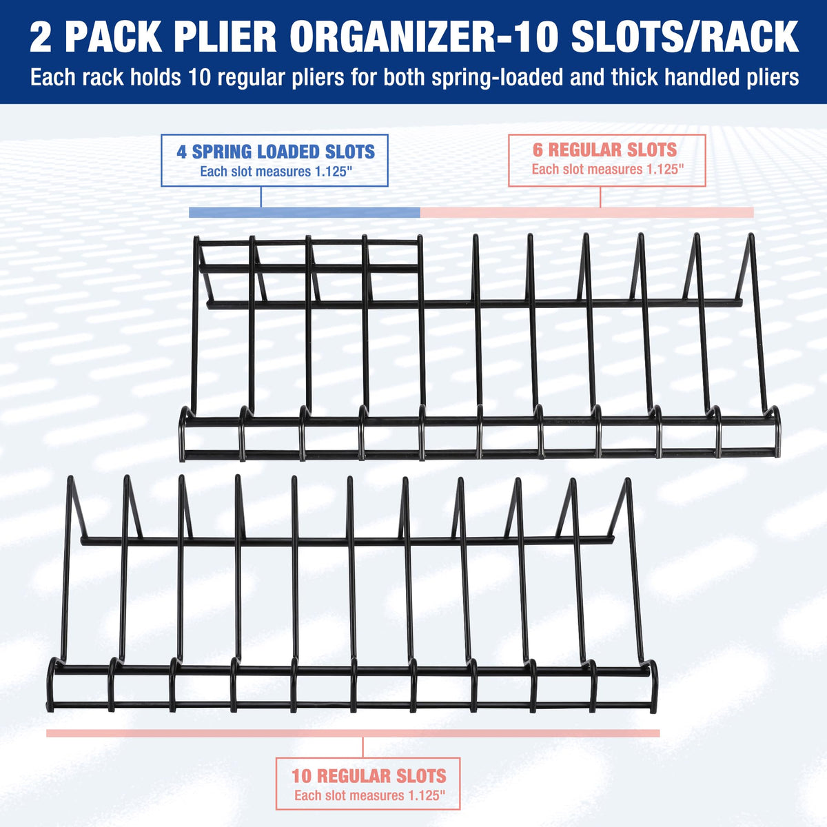 WORKPRO rack installed in a tool drawer for tidy organization and speed