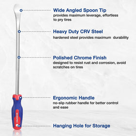 WORKPRO rim protectors arranged to show protection for wheel finishes during tire removal