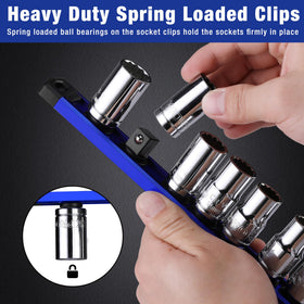 WORKPRO clip rotated 360° demonstrating easy orientation and readability benefit